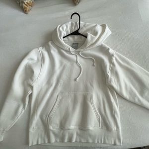 TNA Cozy Fleece Boyfriend Hoodie White Size XS